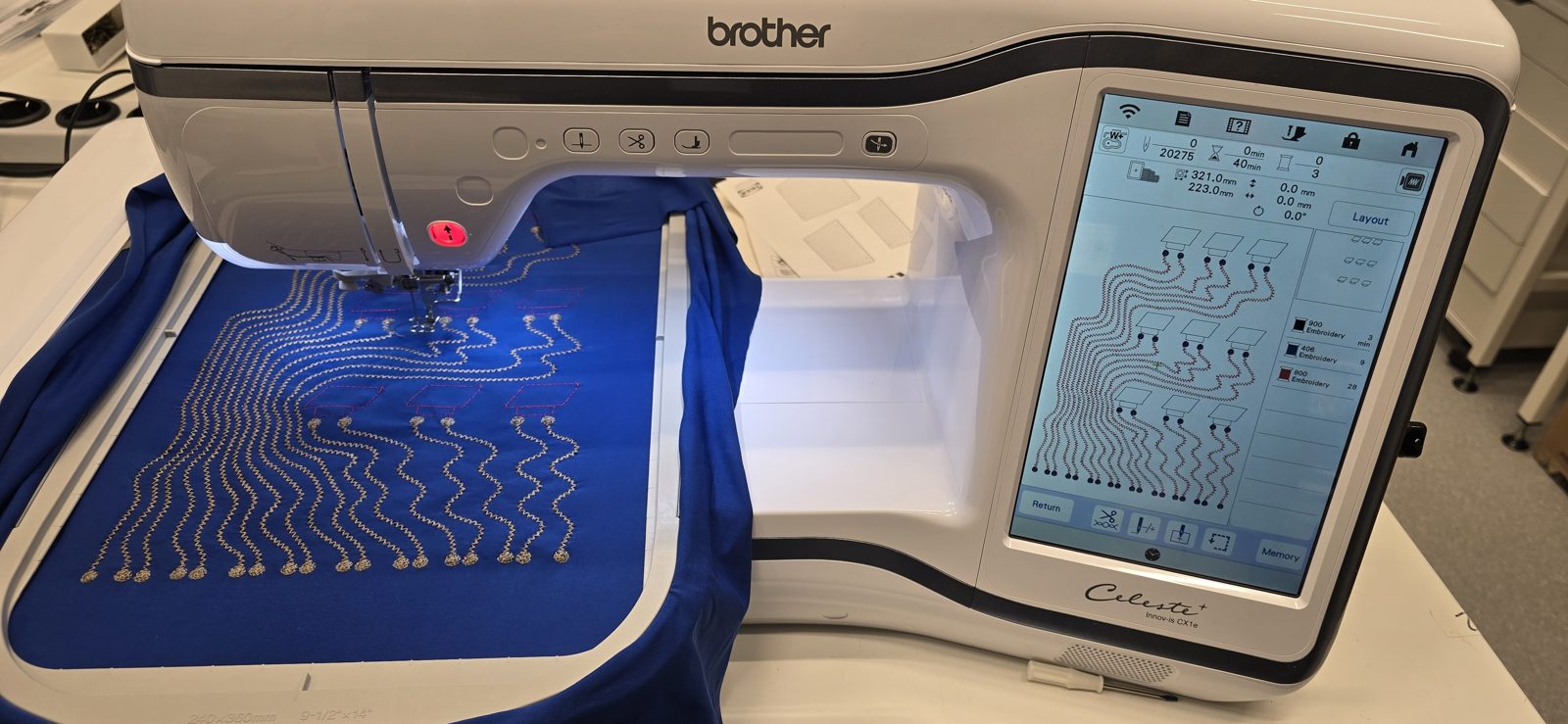 Brother embroidery machine