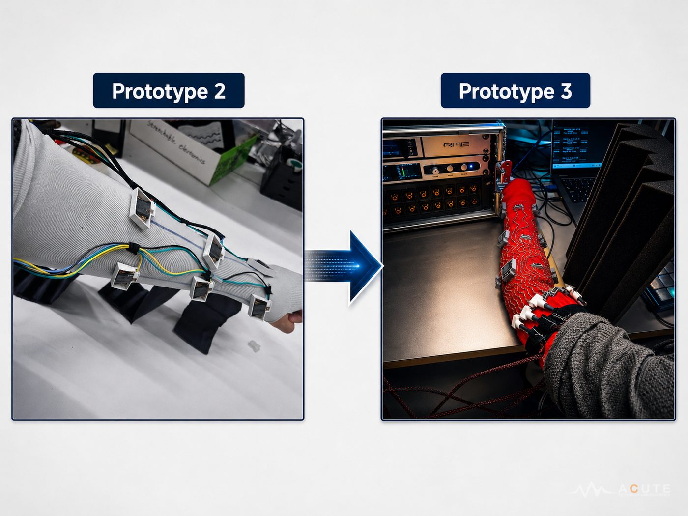 VibroSleeve Evolution: Prototype 2 to Prototype 3